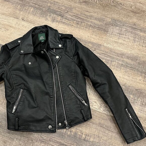 black leather jacket - Picture 1 of 1